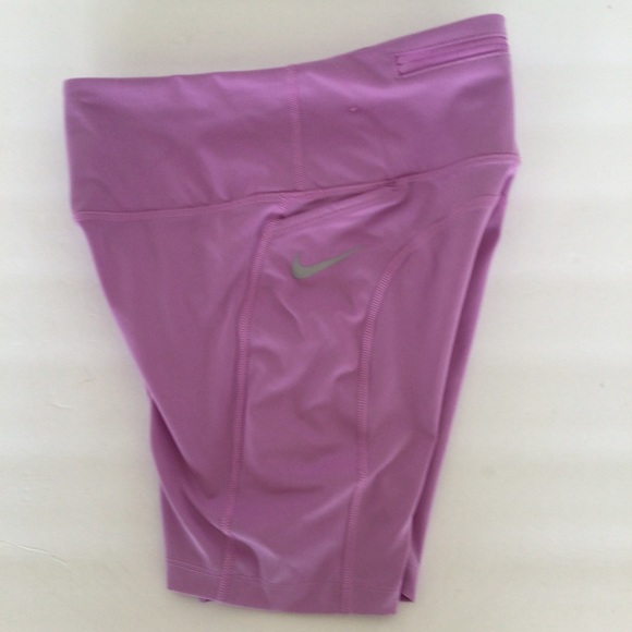 NIKE WOMEN'S ONE LOGO 7" MID-RISE RUNNING BIKING SHORTS SMALL - Picture 4 of 16